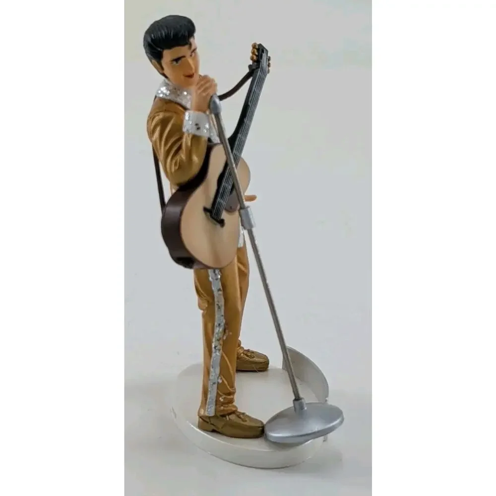 Lot 4 Elvis Presley Christmas Ornaments Hallmark Keepsake Trevco Kurt Adler VTG
